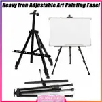 HEAVY IRON ADJUSTABLE ART PAINTING EASEL TRIPOD STAND FOR AR