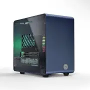 Electrocookie Raspberry Pi 5 Case, Aluminum Mini Tower Case with Cooling Fan and