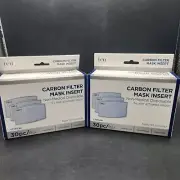 ICU Carbon Filter Mask Insert 5 Layer Activated Carbon - 30ct 2 Boxes Brand New