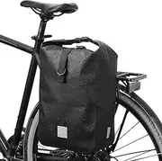 zolyet Multifunctional Cycling Bicycle Bike Rear Seat Trunk Bag Large Capaci Sports Pouch Rack Panniers Shoulder Handbag Reflective Rear Bag MTB Road Bike Bag Bicycle Storage Bag Bike Black