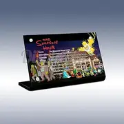 Acrylic Display plaque for Lego Simpsons House 71006 (Lego Set is not Included)
