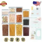 12-Piece Stackable Airtight Food Storage Containers Set - BPA-Free Efficiency