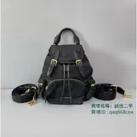 在飛比找蝦皮購物優惠-二手 BURBERRY 博柏利 Rucksack 黑色 尼龍