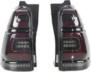 LED Car Accessories Rear Running Lights Compatible for Toyota 4Runner 2003-2008 2009 Dynamic Turn Signal Rear Brake Lamp