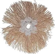 OKJHFD Raffia Wall Basket Decoration Raffia Yarn Decoration Bohemian Wind Woven Grass Hanging Applicable to Entrance Bedside Wall Decoration B&B Hanging Decoration