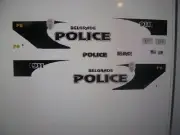 Belgrade Montana Police SUV Vehicle Decals Custom 1:43