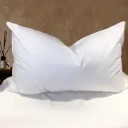 Queen Size Goose Down Pillows - Soft, Supportive for Side & Back Sleepers