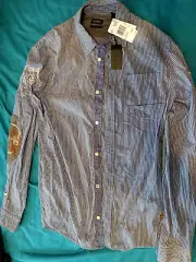 Buffalo David Bitton men's chambray shirt size medium slim fit Size : M