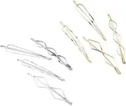 Minkissy Hairpin Bangs Clip Geometric Hairpin for Women Hair Clamps for Headwear
