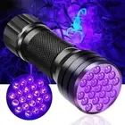 Portable 21 LED UV Ultraviolet Flashlight Blacklight 395NM Mini Torch Flash Lamp