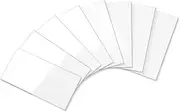 Yipscazo 2025 New Upgrade 100 Pieces Peel and Stick backsplash 3 x 6 Inches 3D PVC Composite Wall Tile Stick on Backsplash Tile for Kitchen Bathroom, Laundry Room, Fireplace in Polished Marble White
