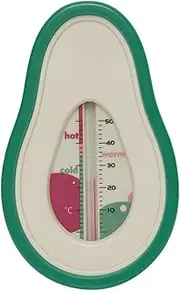 HAMPPLIES 1pc Floating Avocado Water Temperature Cartoon Design Bath Thermometer for Safe Bathing Spa Fun