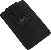 Angoily Mobile Phone Silicone Card Holder Credit Trading Touch Self Adhesive Card Holder Tablet Wallet Card Holder Hanging Phone Holder Belt Holder Phone Chain Holders Men Black
