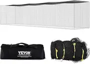 VEVORProfessional Softball Baseball Batting Hitting Training Net, Practice Portable Pitching Cage Net with Door & Carry Bag, Heavy Duty Enclosed PE Netting,