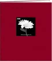 Pioneer MB811CBF 8-1/2x11 Fabric Memory Book Red (Same Shipping Any Qty)