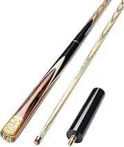 Pool Cue Sticks, 3/4 Jointed Pool Cues 57 Inch 19Oz Handmade Snooker Cue Ash Wood, Billiards Stick with Extended Handle Used for House Bar Pool Sticks，Tips10Mm
