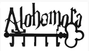 Key Hooks for Wall Decoration,Alohomora Magic Theme,Wall Mounted Hooks Metal Key Holder for Entryway Key Cabinet,Kids Room Decor,Men,Hallway,Dog Leash,Garage,Matte Black,Halloween