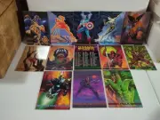 1993 Skybox Marvel Masterpieces 11 Card Lot With Checklist