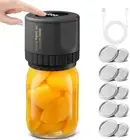 Mason Jar Vacuum Sealer Sealer Kit with Can Opener and Regular for Food Storage