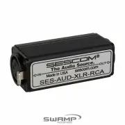 SESCOM AUD-XLR-RCA 1-Channel XLR to RCA Balanced to Unbalanced Audio Converter