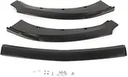 Yurefax ABS Front Bumper Lower Splitter Spoiler Diffusers 3-Stage Front Shovel Lip Protector, for Ford, for Mustang, 2015 2016 2017-2018 Spoiler Trim Piece
