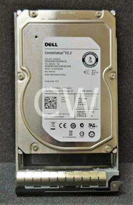 91K8T 9SM260-150 Dell CONSTELLATION 3TB 7.2K 6G 64MB 3.5" SAS Hard Drive W/Caddy