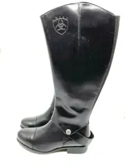 Ariat NEW Womens Hunter & Chap Black with Black Chap Leather Boots Size 6.5