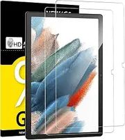NEW'C Tempered Glass Screen Protector for Samsung Galaxy Tab A8 10.5 Inch (2021), 9H Hardness, HD Screen Protector, 0.33 mm Ultra Clear, Pack of 2