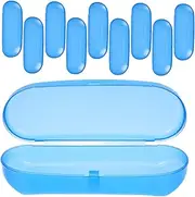 [FRCOLOR] 10pcs Eyeglass Storage Organizer Portable Hard Shell Sunglasses Case for Travel Durable and Stylish Eyewear Holder Secure Protection for Glasses and Quick Access