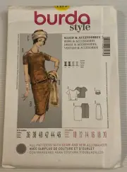 Burda 7175 Retro 50s Sewing Pattern Multi-size Pencil Skirt Top Pillbox Hat