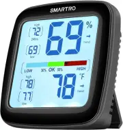 SMARTRO SC42 Professional Digital Hygrometer Indoor Thermometer Room