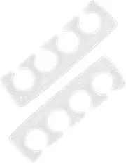minkissy Nail Art Tools Toe Separators for Women Soft Silicone Toe Dividers Set