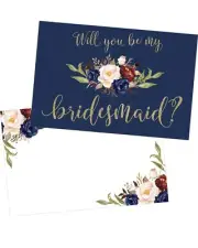 15 Will You Be My Bridesmaid Cards, Bridesmaid Proposal Note Cards