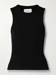 [Citizens of Humanity] Citizens of Humanity - Ribbed Jersey Tank - Black - x small x small Black