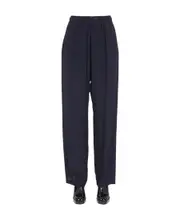 Vivienne Westwood Elastic Waist Wide-Leg Trousers S,XS,L Black