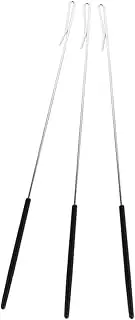 Parliky 3pcs Stainless Steel Puppet Control Rods Puppet Arm Accessories for Stage Performances Theaters Family Entertainment