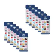 12PK Malli Sewing Resin/Plastic Button & Safety Pin Garment Repair Kit Assorted