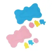 2 Pcs Bath Mat Floating Breathable Cushion Sponge Baby Child