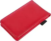 Beavorty Small Notebook Journal Pen Holder Pu Pocket Notebook Mini Note Pad with 50 Sheets for Home School Office