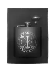 Vegvisir (Viking Compass) Fan Flask with gift box and funnel