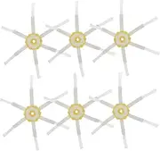 XEBRAD Replacement Brushes, for, Roomba 770 780 790 675 690 700 600 Series Bimaterial Brush Robot Vacuum Cleaner Spare Parts Robot Vacuum Replacement Kit(6PCS 6Arm Side Brush)