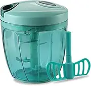 Pigeon Handy Chopper with 5 Stainless Steel Blades and 1 Plastic Whisker (14077, XL, Green)