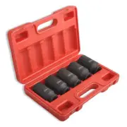 TBAPFS 5Pcs 1/2 Drive Deep Impact Socket Set 12 Point Metric 30mm 32mm 34mm 3...