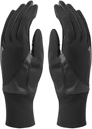 [Nike] Men's Dri-Fit Tailwind Run Gloves (Medium Black/Anthracite)