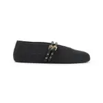 [AlaÏA] AlaÏA-Black Paper Straw Ballerinas-Donna 38 IT