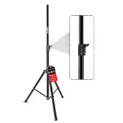 5Core Speaker Stand Tripod Tall Air Assist Lowering Adjustable Heavy Duty Stands