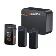 Comica Vimo C3 Series 2.4Ghz Dual Channel Mini Wireless Microphone (RX+2xTX with