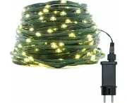 Christmas Tree Fairy Lights, 60 m Christmas Tree Fairy Lights with Plug, Ultralight LED Warm White Christmas Lighting Indoor, 600 LED with 8 Mode