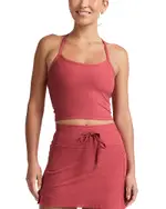 Beyond Yoga Spacedye Slim Racerback Cropped Tank in Vivid Pink