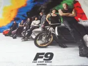 FAST AND THE FURIOUS 9 WALL HANGING TAPESTRY 52X59"